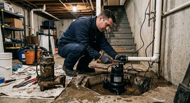 Sump Pump Relocation in Auburn, AL